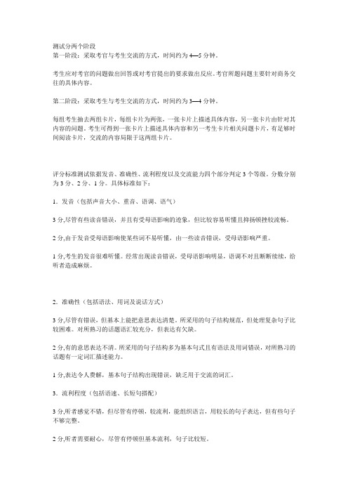 BEC考试技巧及考前注意事项