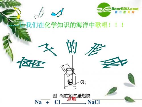 九年级化学第三课离子的形成课件人教版