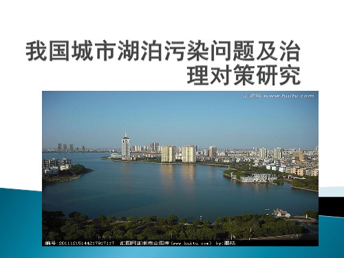 我国城市湖泊污染问题及治理对策