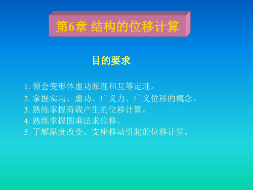 领会变形体虚功原理和互等定理