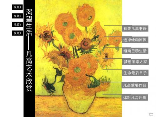 渴望生活凡高作品欣赏教学课件