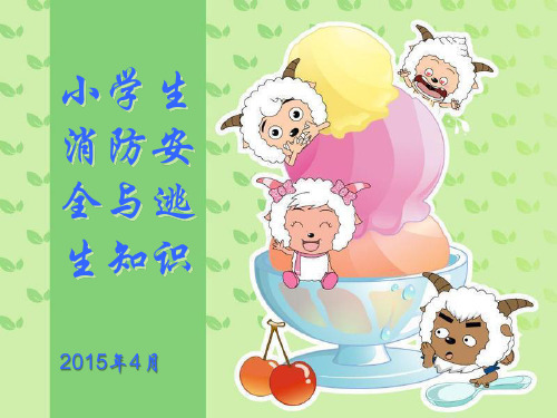小学生消防安全与逃生知识PPT课件