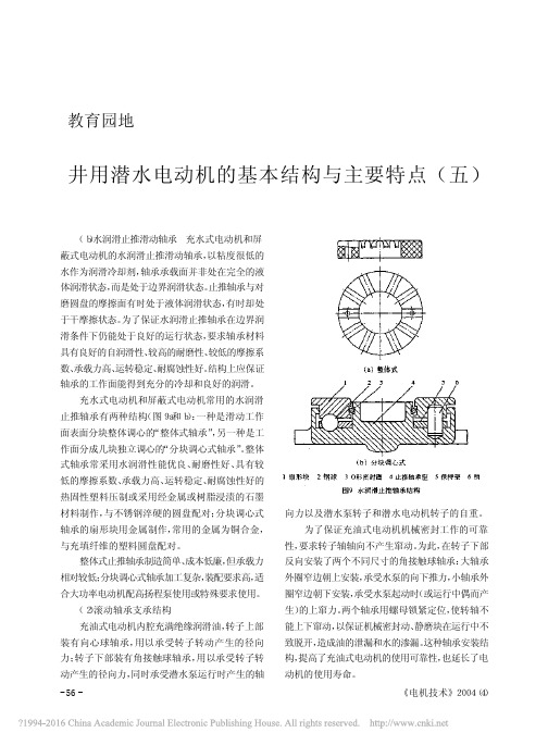 井用潜水电动机的基本结构与主要特点_五_李圣年
