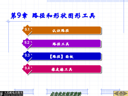 photoshop第9章  路径和形状图形工具