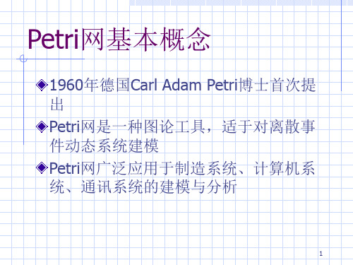 Petri网模型精选PPT