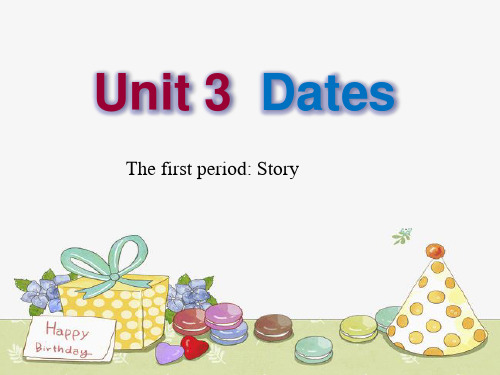 最新粤人版小学英语五年级上册Unit 3 Dates-Story