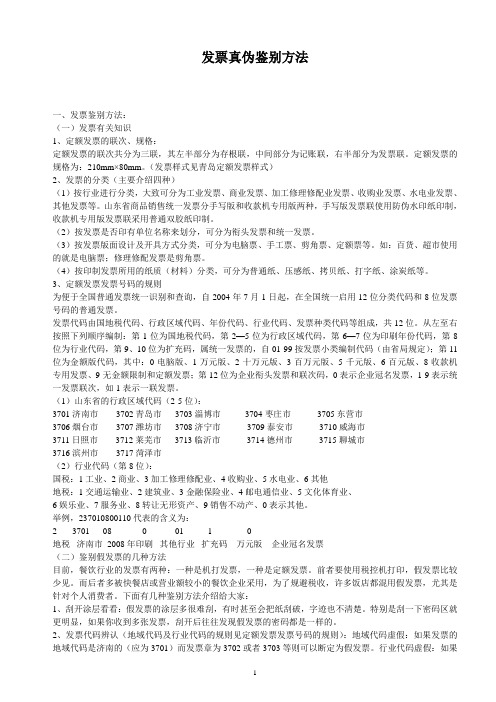 发票真伪查询方法