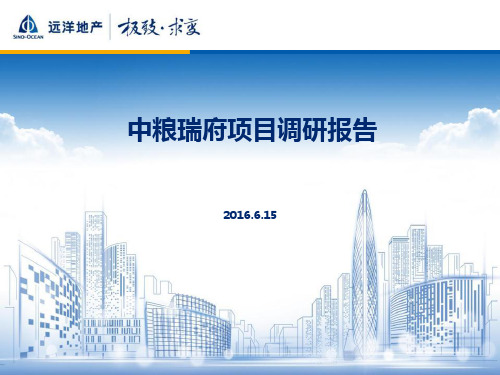 中粮瑞府考察调研报告PPT课件