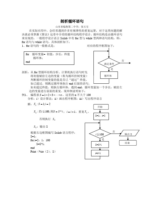 剖析循环语句