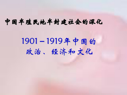 中国近代史(1901-1919)