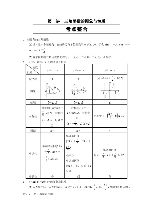 专题3 三角函数的图象与性质【高考文科数学】含答案