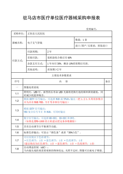 正阳县人民医院-电子支气管镜