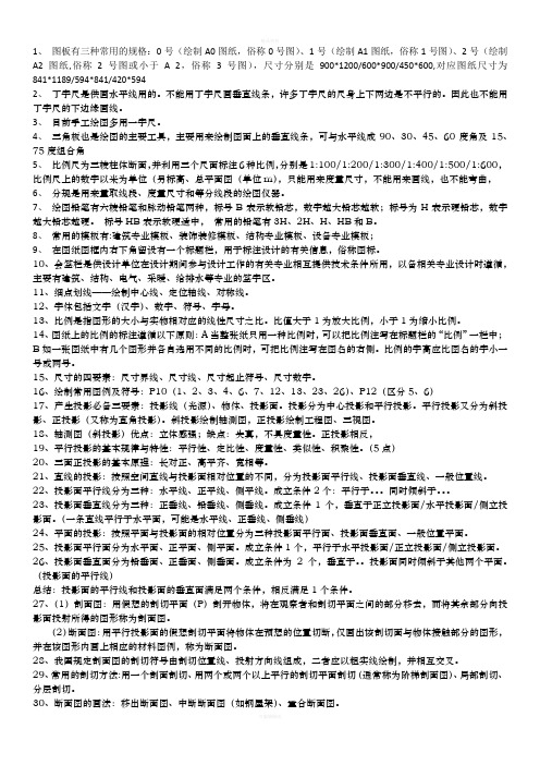 资料员专业基础知识2013权威笔记