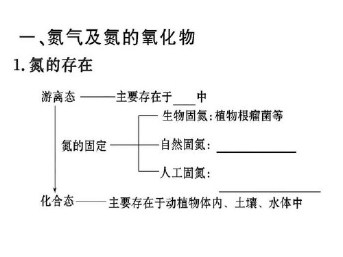 氮及其化合物高三复习专用课件
