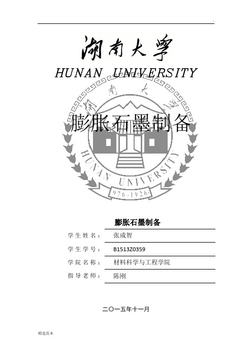 膨胀石墨综述