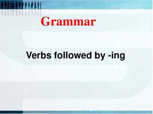 外研版高中英语必修1《odule 2 My New Teachers  Grammar》赛课课件_25