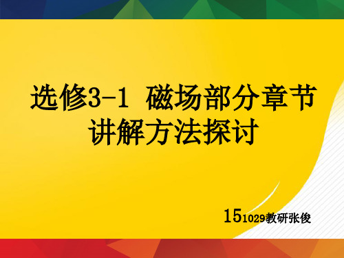 带电粒子在磁场中运动优秀PPT资料