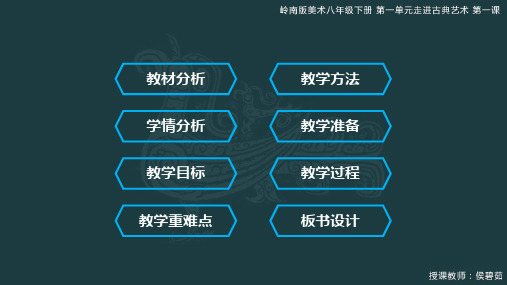 岭南版八年级下册美术：1 沉雄瑰丽的中国青铜艺术