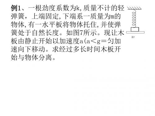 高三物理弹簧-(201909)