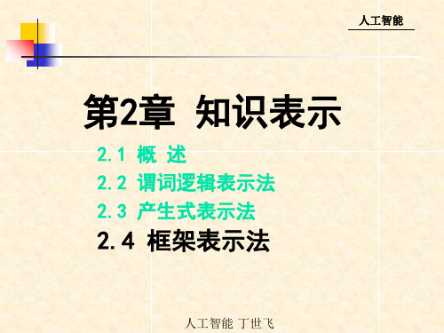 人工智能课件214框架表示法ppt课件-PPT课件