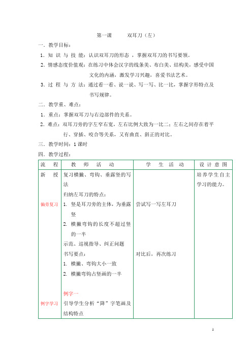 第一课      双耳刀(左)