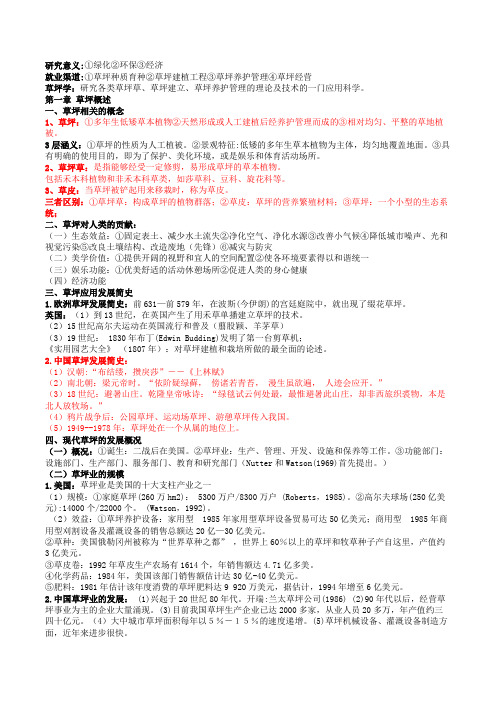 草坪学