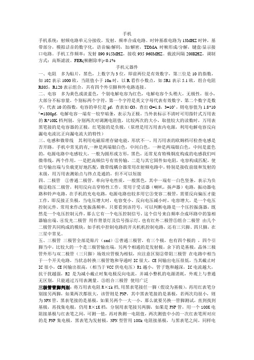 手机元件