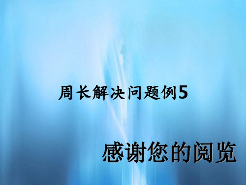周长解决问题例5(精选)