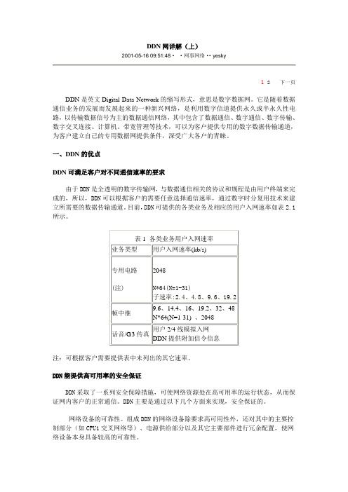 DDN网详解