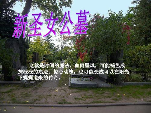 新圣女公墓介绍及感想
