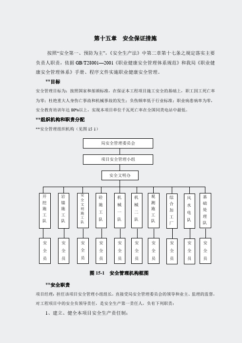 水利施工组织设计-积石峡水电站方案-第15章