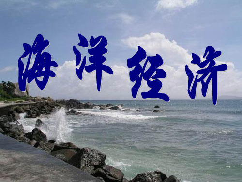 海洋经济PPT