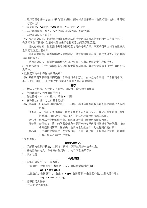 程序设计导论