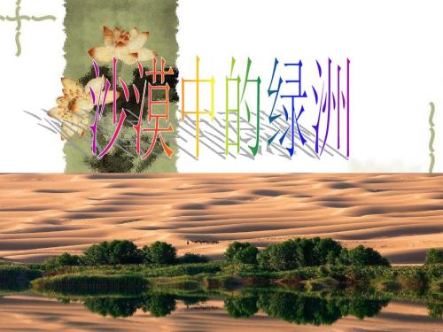 沙漠中的绿洲