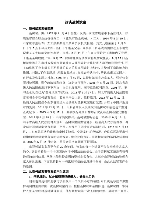 浅谈聂树斌案