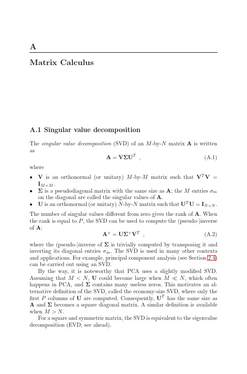 Matrix Calculus