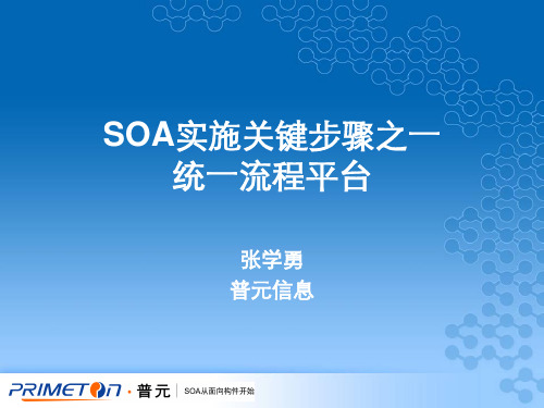 普元BPS流程平台简介