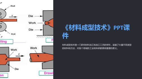 《材料成型技术》课件