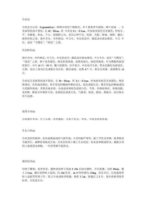 合欢皮