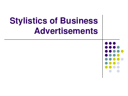stylistics Business Advertisements