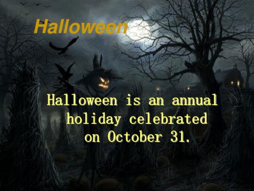 Halloween万圣节英文PPT