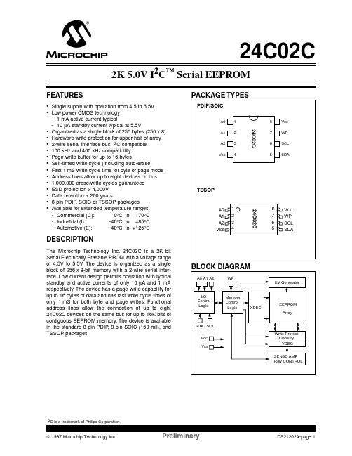 24C02C-EP中文资料