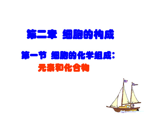构成细胞的分子(元素-脂质)