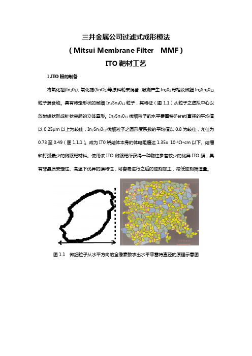 超高密度ITO靶材制备--MMF法
