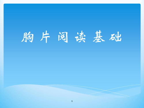 胸片阅读ppt课件