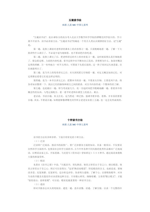 读书法