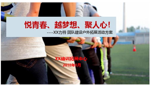 户外拓展公司客户拓展训练培训方案(课件模板)