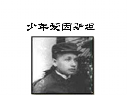 九年级语文少年爱因斯坦