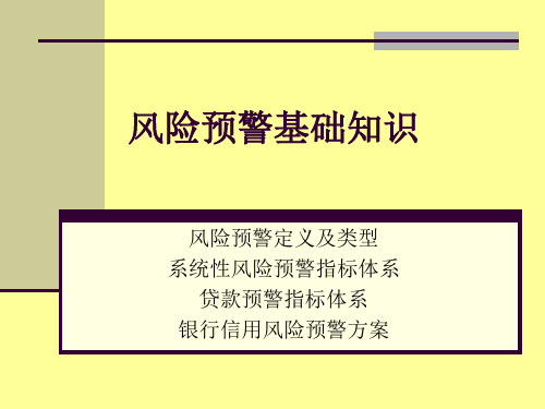风险预警