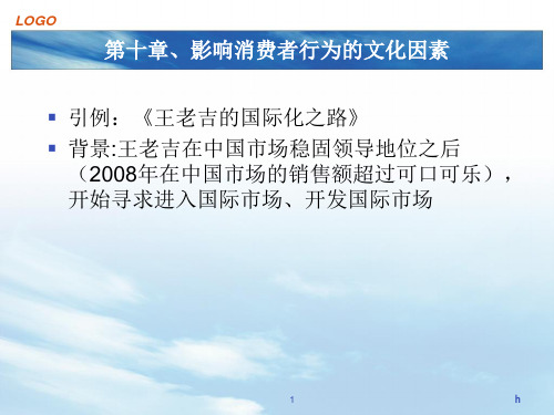 影响消费者行为的文化因素